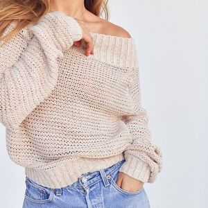 Kimchi Blue - Kelli Off-The-Shoulder Sweater